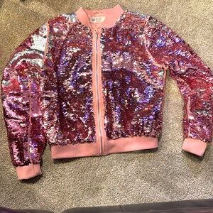 Girls sequin jacket